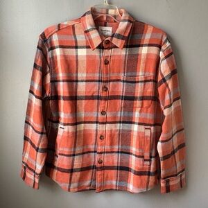 NWT-Goodfellow & Co Men's Heavyweight Flannel Plaid Button Down Shirt-Medium
